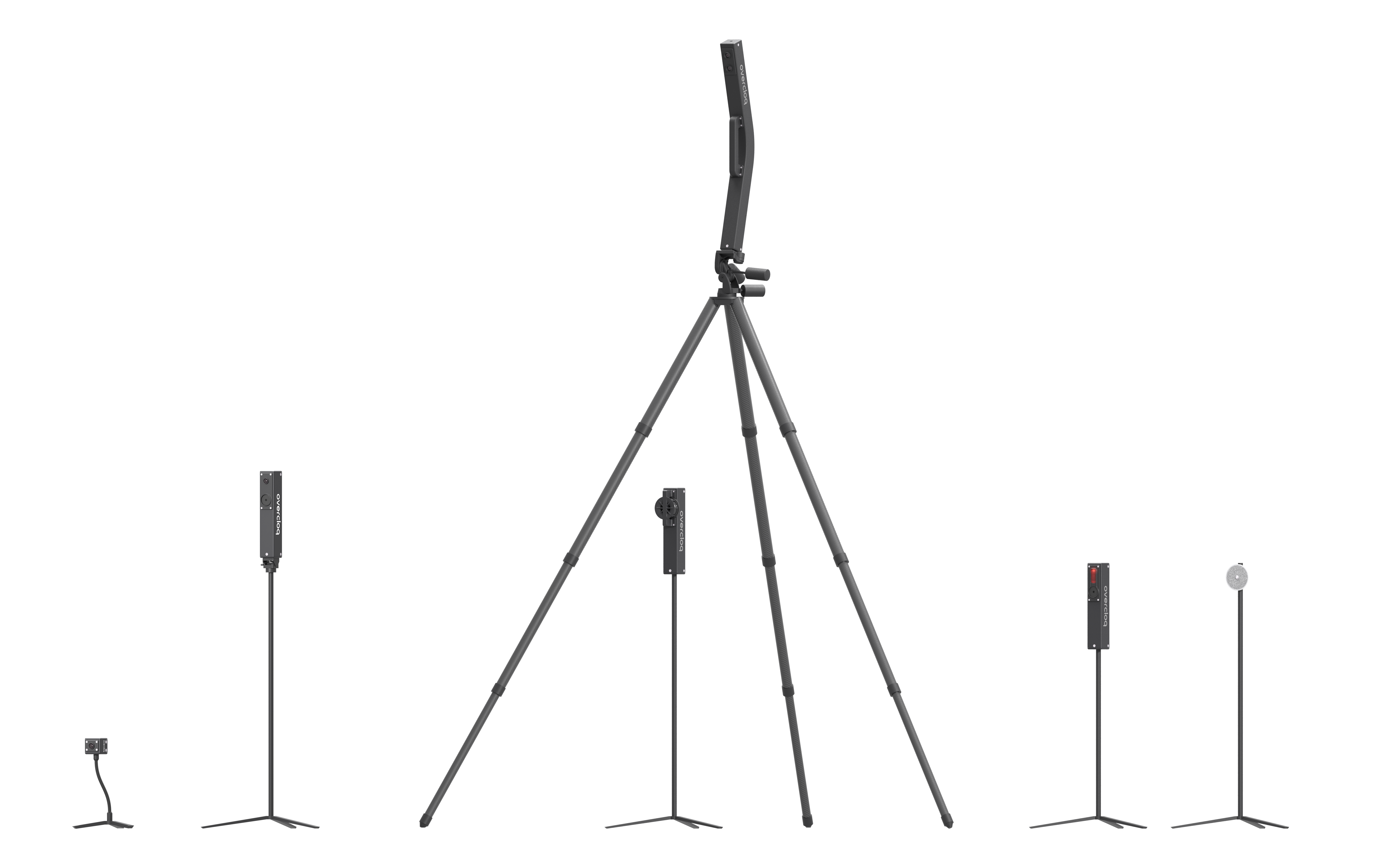 Overcloq Beam Break, photo-finish and high-speed imaging systems displayed together